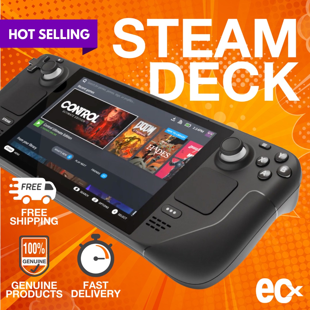 NEW Limited stock Steam Deck Handheld Portable Gaming Console 64GB
