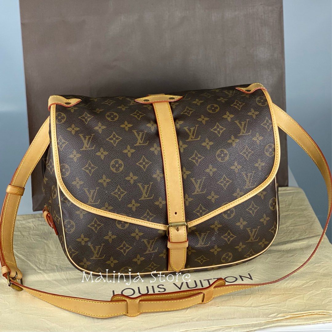 Louis Vuitton Sling Bag Saumur 35, Luxury, Bags & Wallets on Carousell