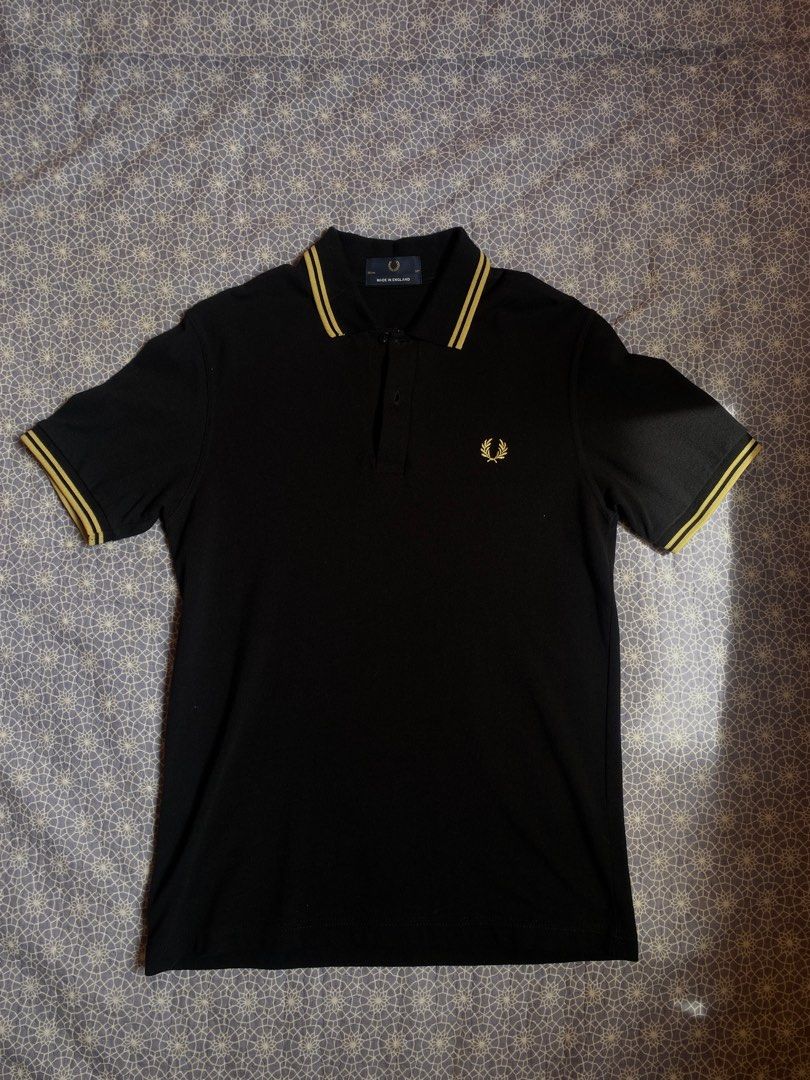 Fred perry m12 black sale champagne
