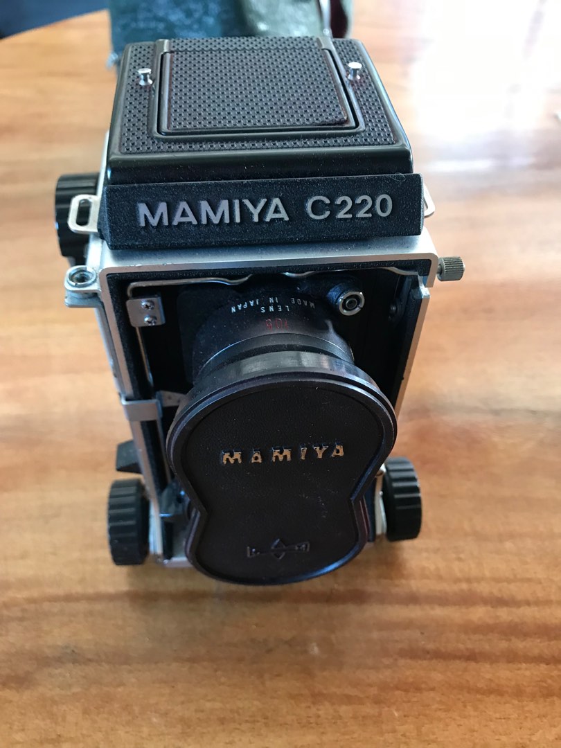 N MINT] Appareil photo argentique professionnel Mamiya C220 Sekor 80mm