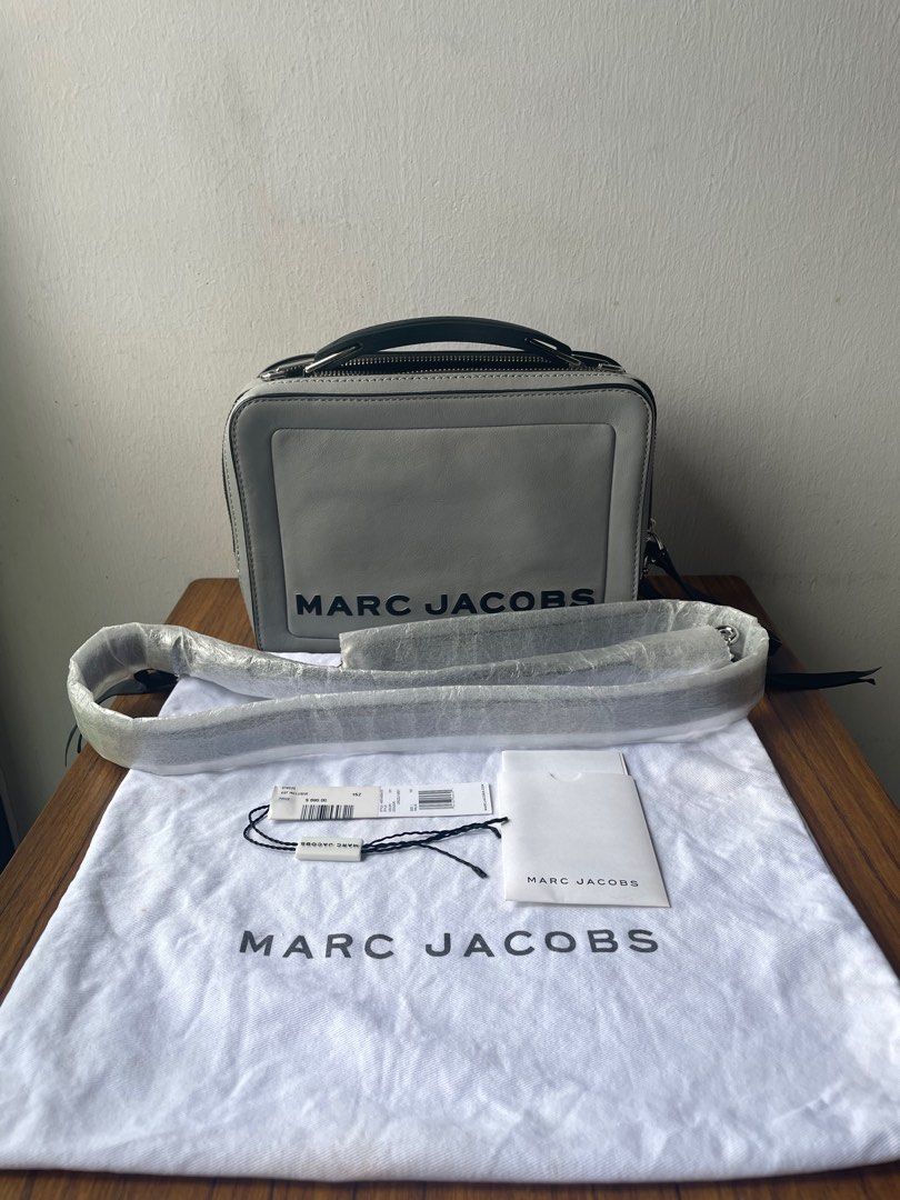 Marc jacobs deals box bag grey