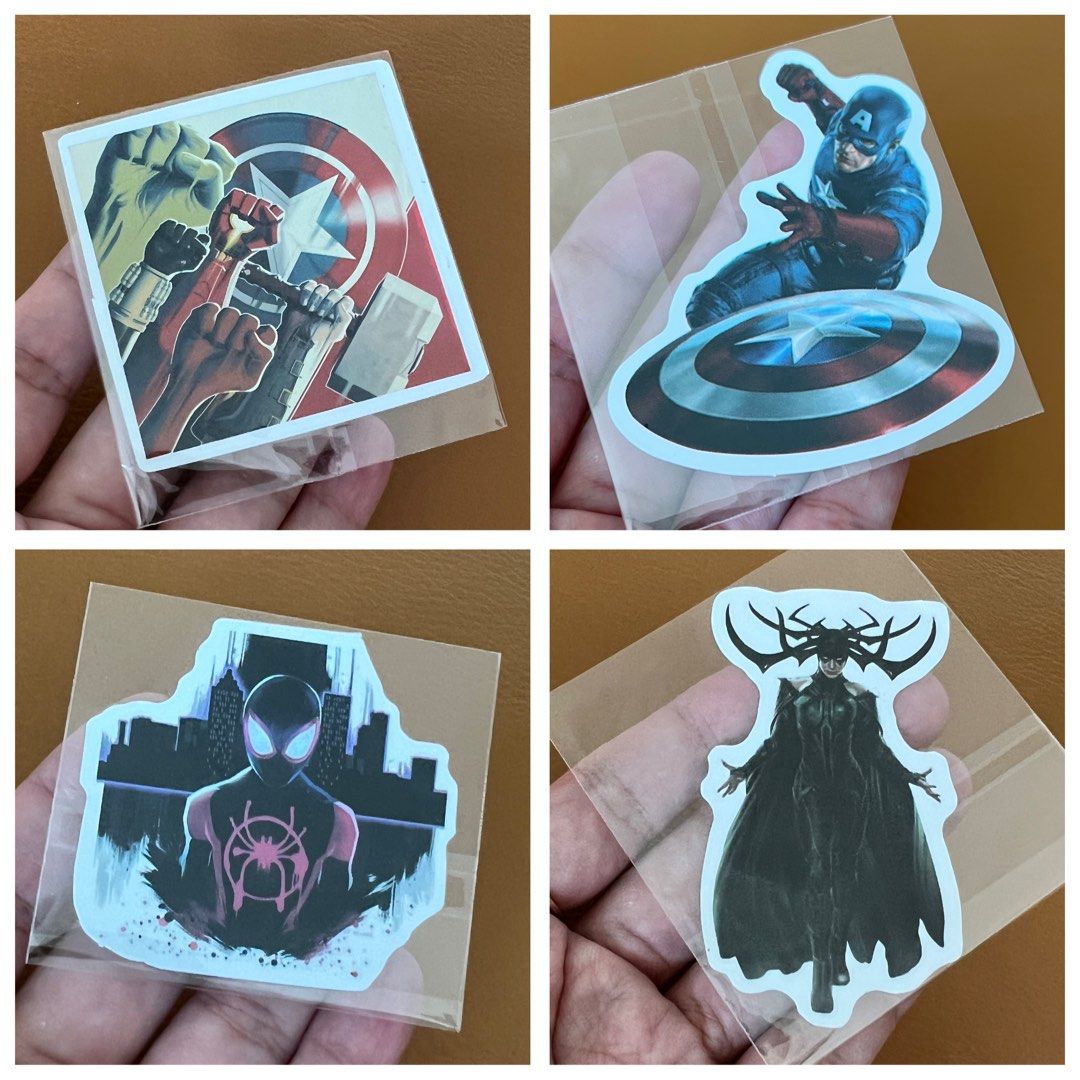 Marvel Avengers Chibi Cute Stickers Iron Man Hulk Thor Spiderman Doctor  Strange