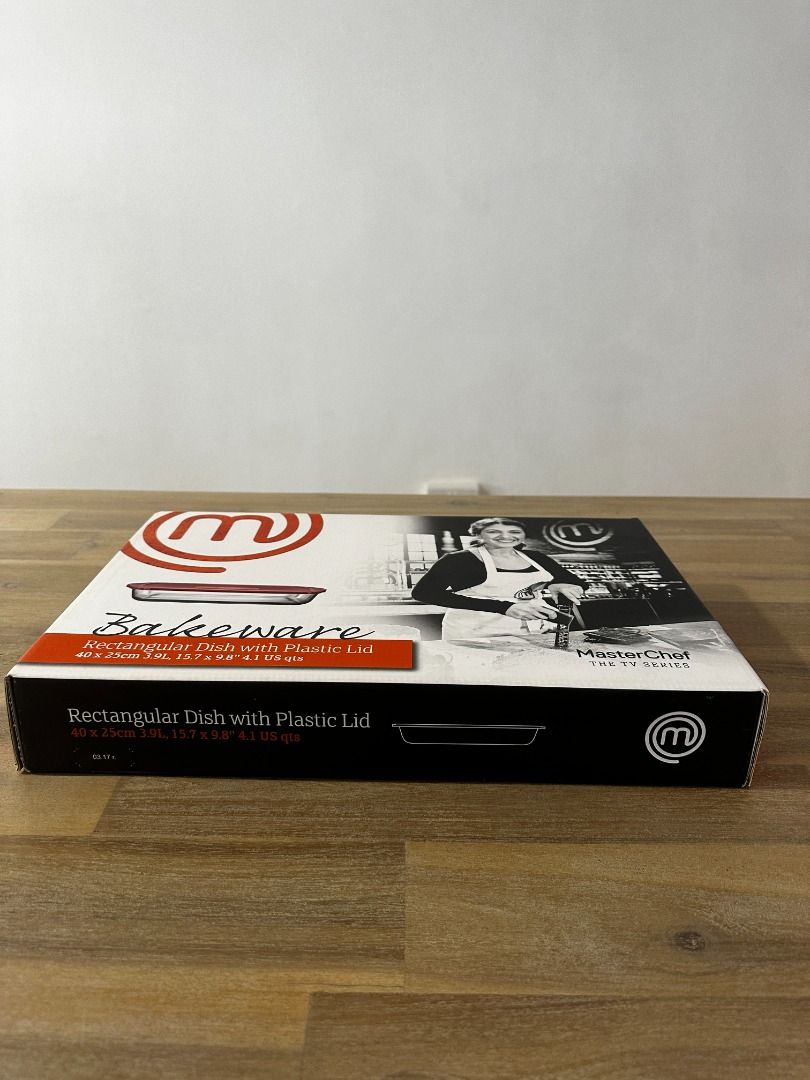 MasterChef The TV Series Bakeware Rectangular Dish with Plastic Lid
