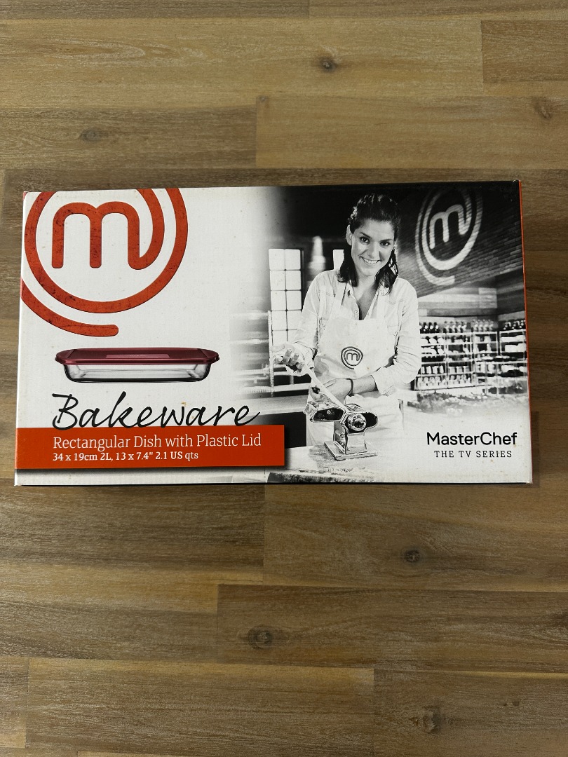 MasterChef The TV Series Bakeware Rectangular Dish with Plastic Lid