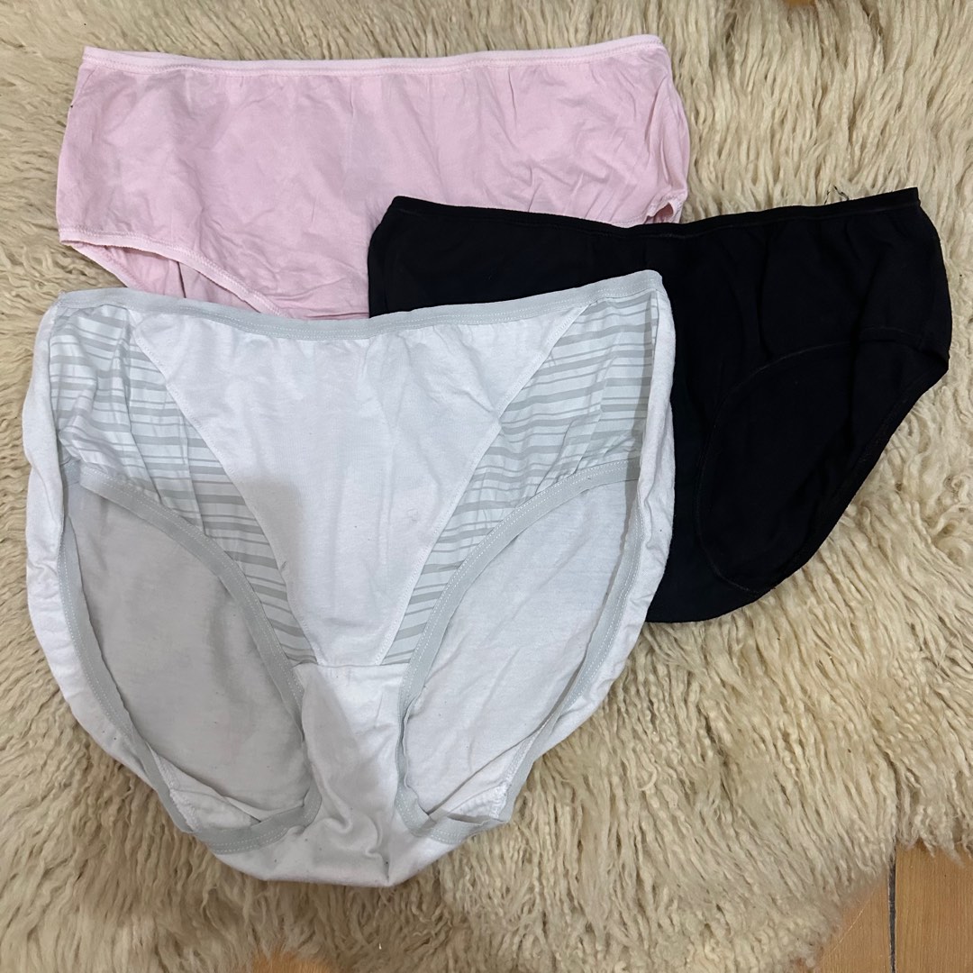 Hanes Cotton Underwear PLUS SIZE Undies 4pcs Php200 All items are from US  Bale., Women's Fashion, Undergarments & Loungewear on Carousell