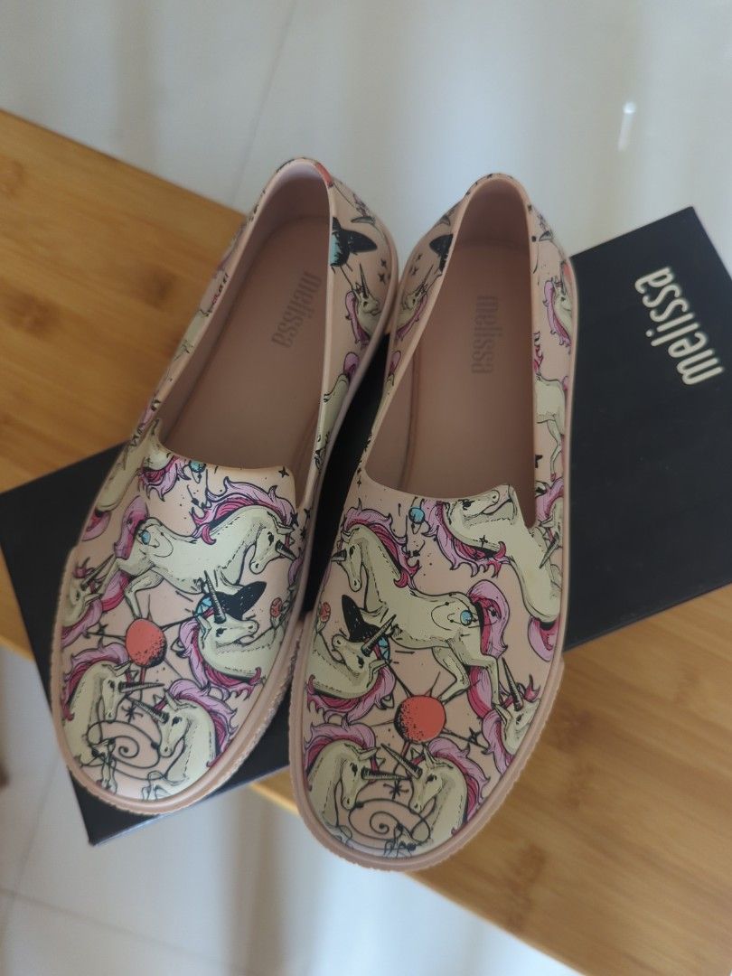 Melissa Unicorn Pink Women s Fashion Footwear Loafers on Carousell