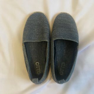 Men’s & Women’s blue vintage loafers - Otto Size 6