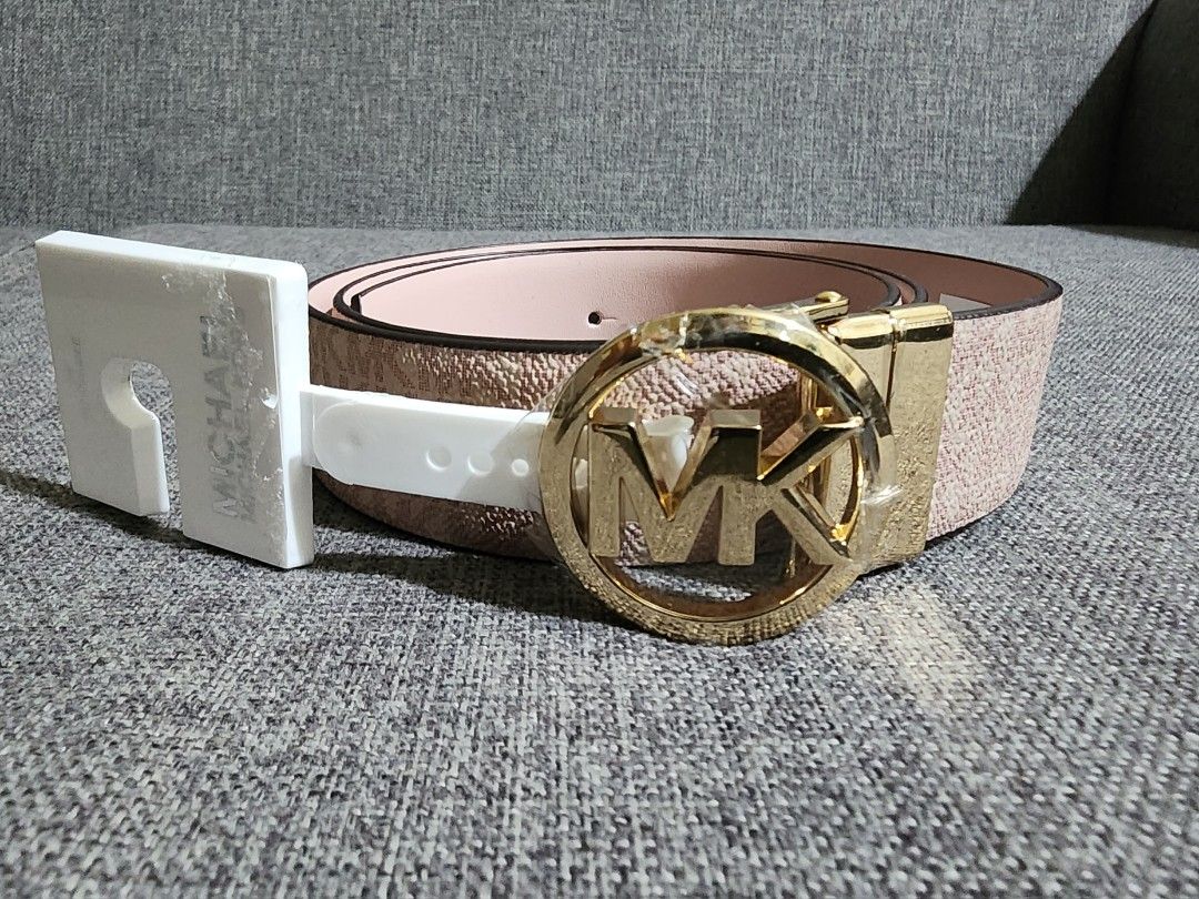 Michael kors outlet pink belt