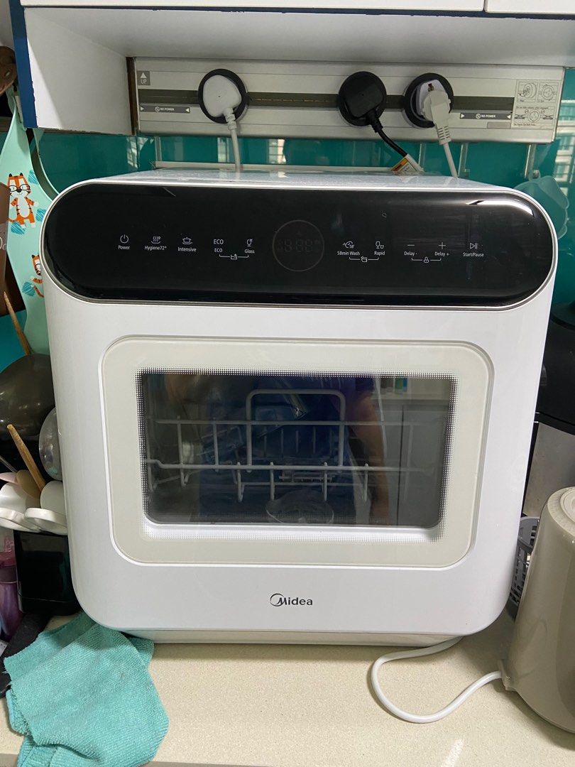 Midea countertop dishwasher, TV & Home Appliances, Kitchen Appliances