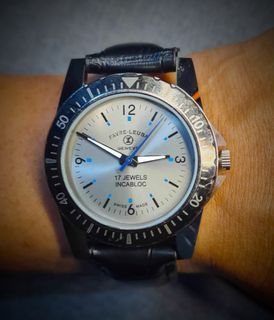 Military Style Favre Leuba - Swiss Made - Automatic