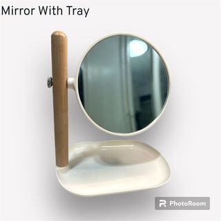 Minimalist Mirror with Tray