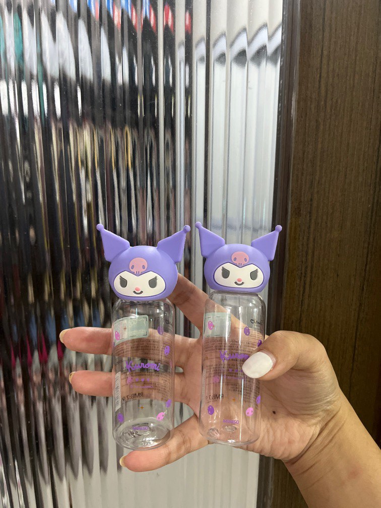 Miniso Kuromi Travel Bottles, Furniture & Home Living, Bathroom