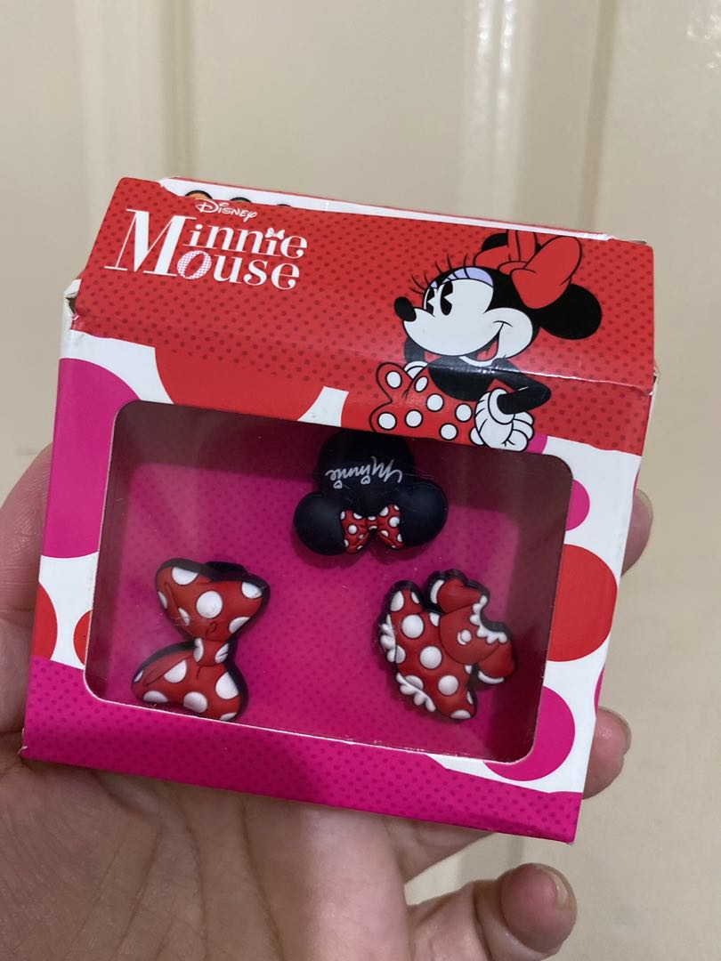 Minnie mouse crocs jibbitz, Women's Fashion, Watches & Accessories