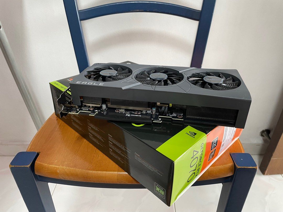 [MINT COND] Gigabyte Nvidia GeForce RTX4070 12GB GDDR6X EAGLE OC GPU ...