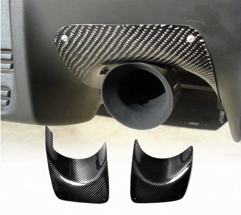Mitsubishi Evolution EVO 10 Carbon Fiber Rear Bumper Exhaust Heat