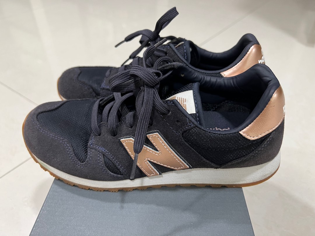 J crew new balance clearance 520 navy rose gold