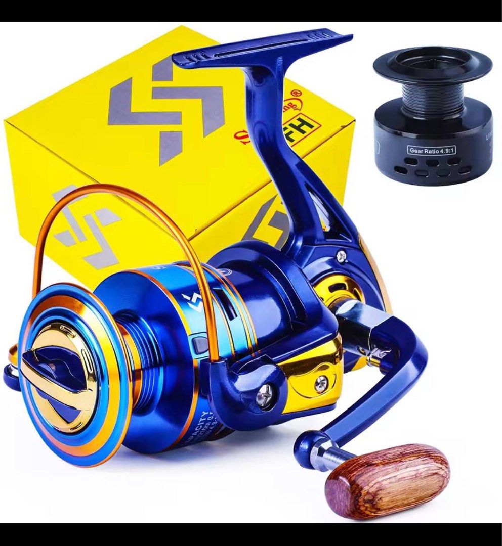 Multiplier reel and rod, Sports Equipment, Fishing on Carousell