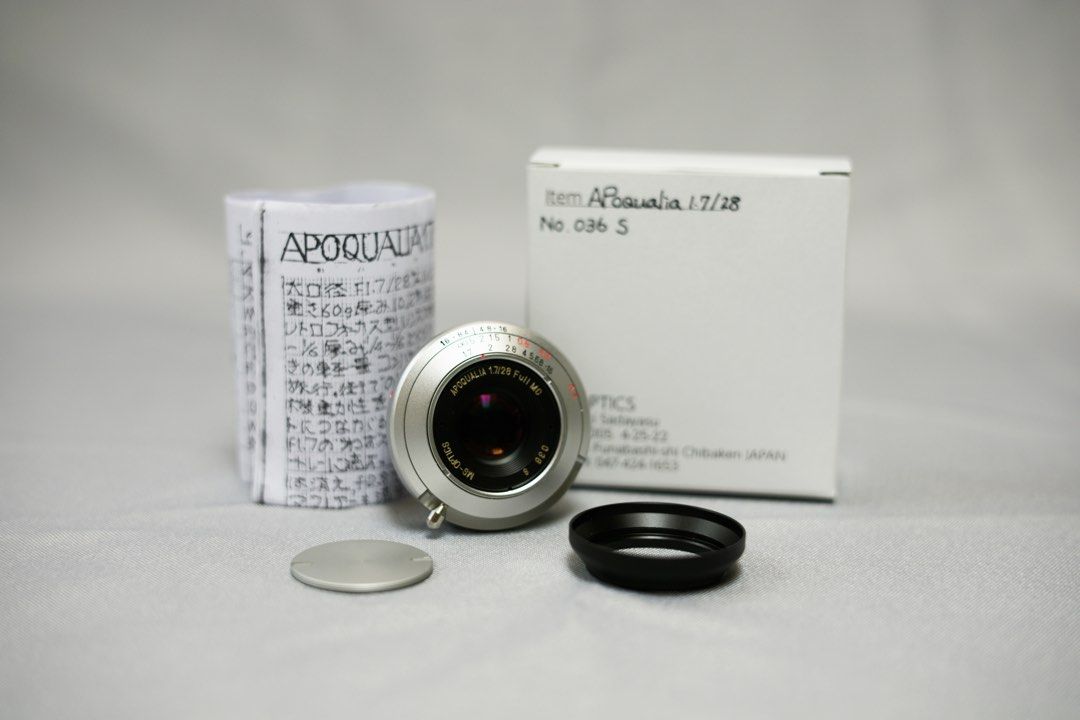 New Ms optics 宮崎光學Apoqualia 28mm F1.7 Leica m mount, 攝影器材