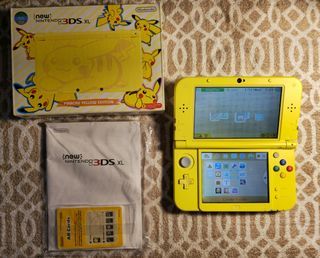 New Nintendo 3DS XL Pickahu Yellow Edition