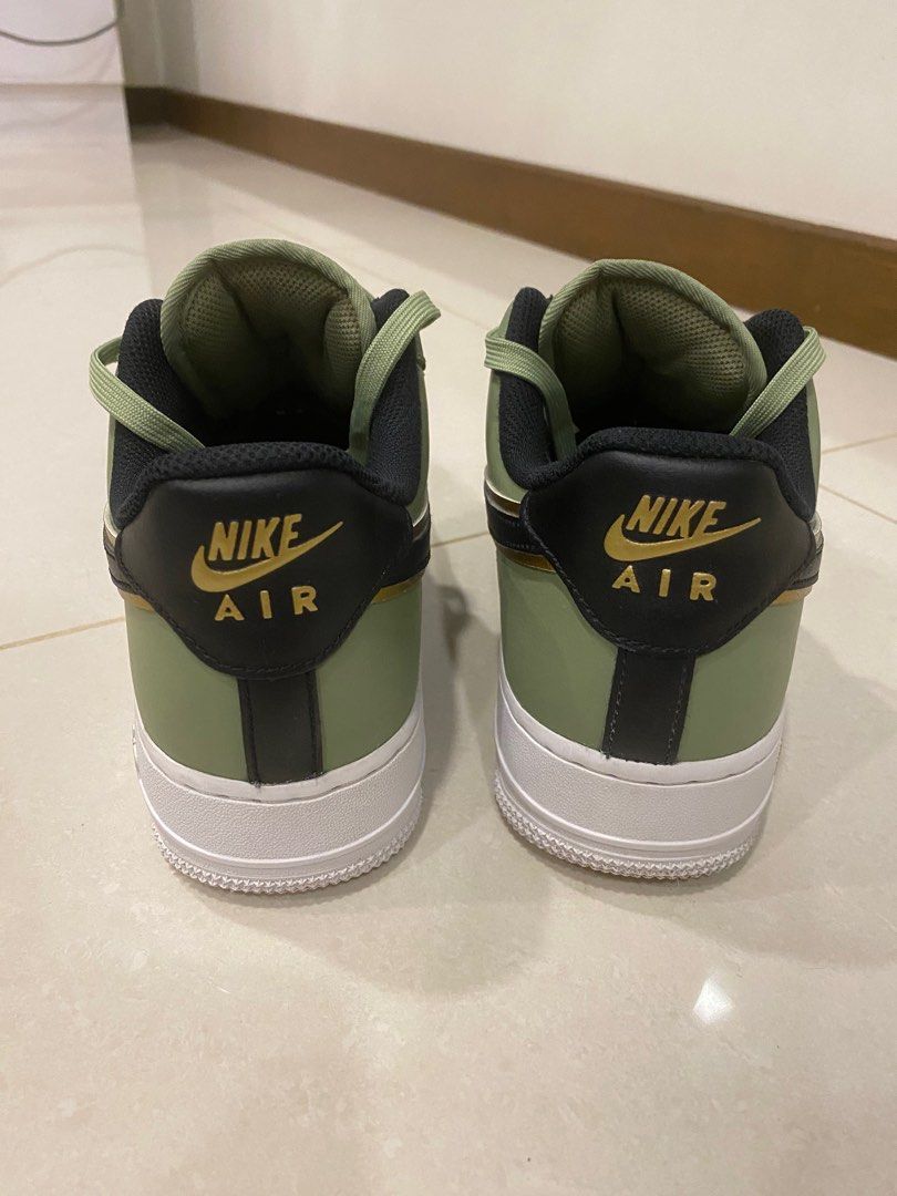 Nike Air Force 1 '07 LV8 'Metallic Swoosh Pack - Oil Green' DA8481-300 -  KICKS CREW