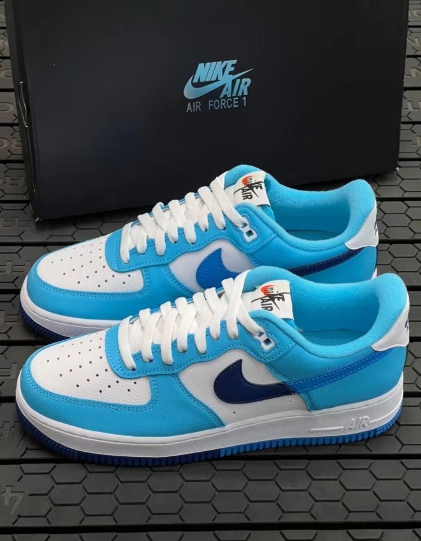 🔥🔥全新正品Nike Air Force 1 Low Split “Light Photo Blue” 耐磨透氣