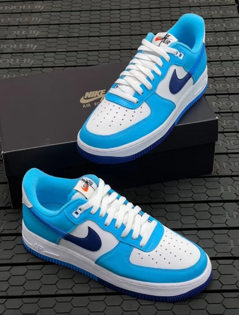 🔥🔥全新正品Nike Air Force 1 Low Split “Light Photo Blue” 耐磨透氣