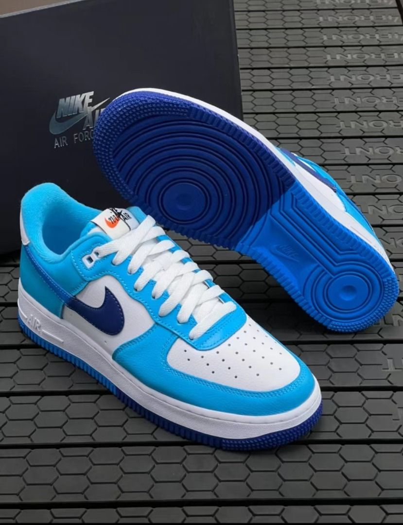 🔥🔥全新正品Nike Air Force 1 Low Split “Light Photo Blue” 耐磨透氣