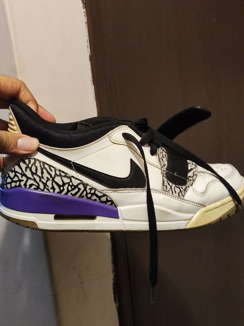 Nike Air Jordan Legacy 312 GS Low Lakers Basketball Shoes