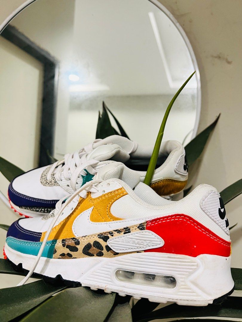 Nike Air Max 90 SE animal sneakers Women s Fashion Footwear