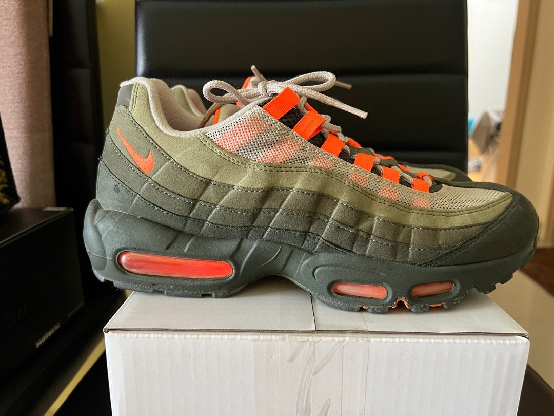 Air max shop 95 olive orange
