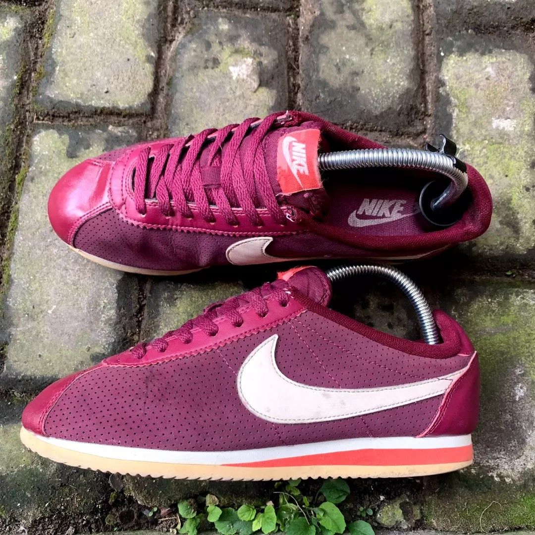 NIKE CORTEZ 72 LEATHER BURGUNDY