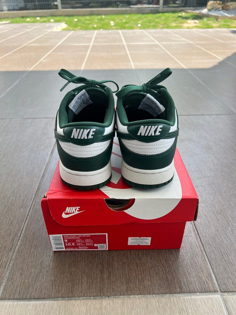 Nike Spartan Green Dunk Men s Fashion Footwear Sneakers on
