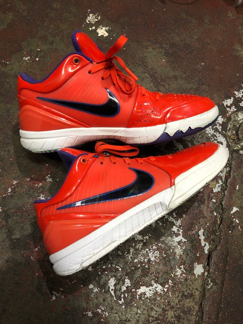 Nike Undefeated x Kobe 4 Proto Team Orange 25.5 cm