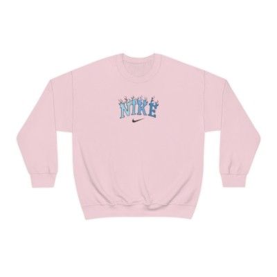 Nike Unisex Heavy Blend Crewneck Sweatshirt Tiktok Designer Fashion Trendy Women s Fashion Coats Jackets and Outerwear on Carousell