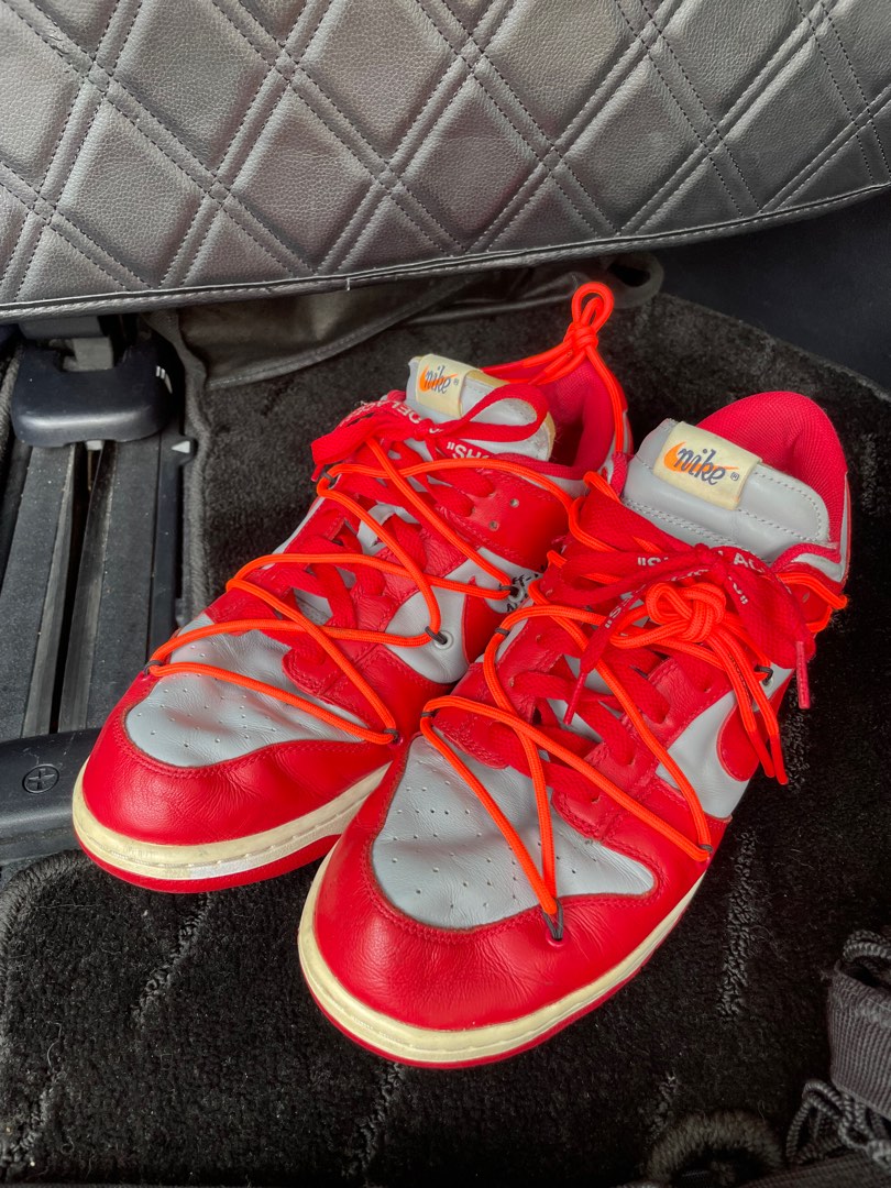 red off white dunks