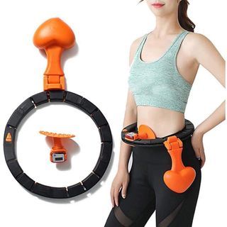 Non Dropping Hula Hoop with Auto Counting, Detachable Weight Adjustable AS588