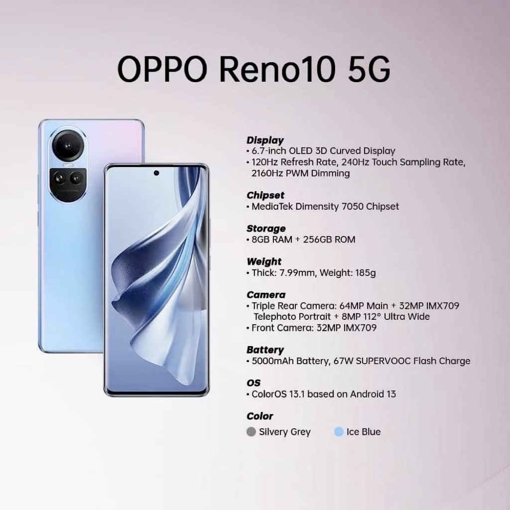 ▷ Oppo Reno 10 5G: precio y características