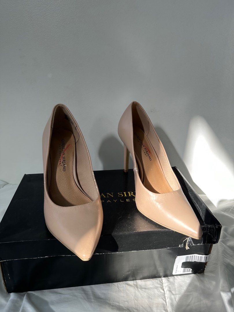 Christian siriano nude pumps sale