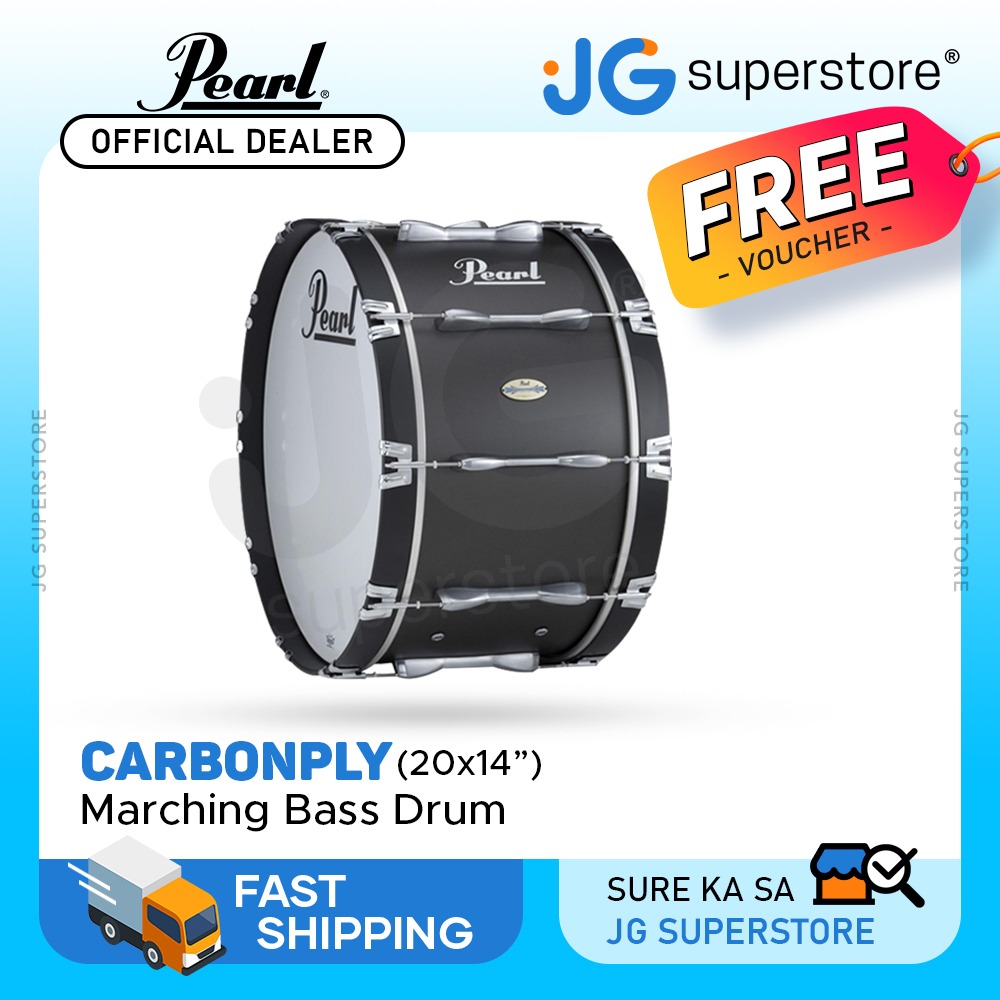 Pearl Carbonply 20 x 14 Bass Drum Championship Series with 6-Ply Maple ...