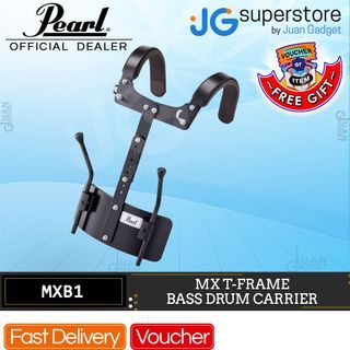 Pearl MX T-Frame Bass Drum Carrier Lightweight Adjustable for 14 to 32 Inches Bass Drums MXB-1 | JG Superstore