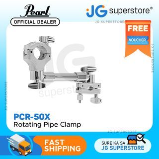 Pearl PCR50X Icon Rotating Round Accessory Extension Clamp for Drum Racks 1.5 Inches with Expandable Jaw | JG Superstore