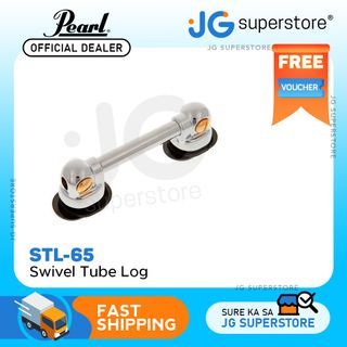 Pearl Pure Swivel Tube Log with Chrome Finish for 6.5" Deep Snare Drums and Drum Hardware | STL65 | JG Superstore