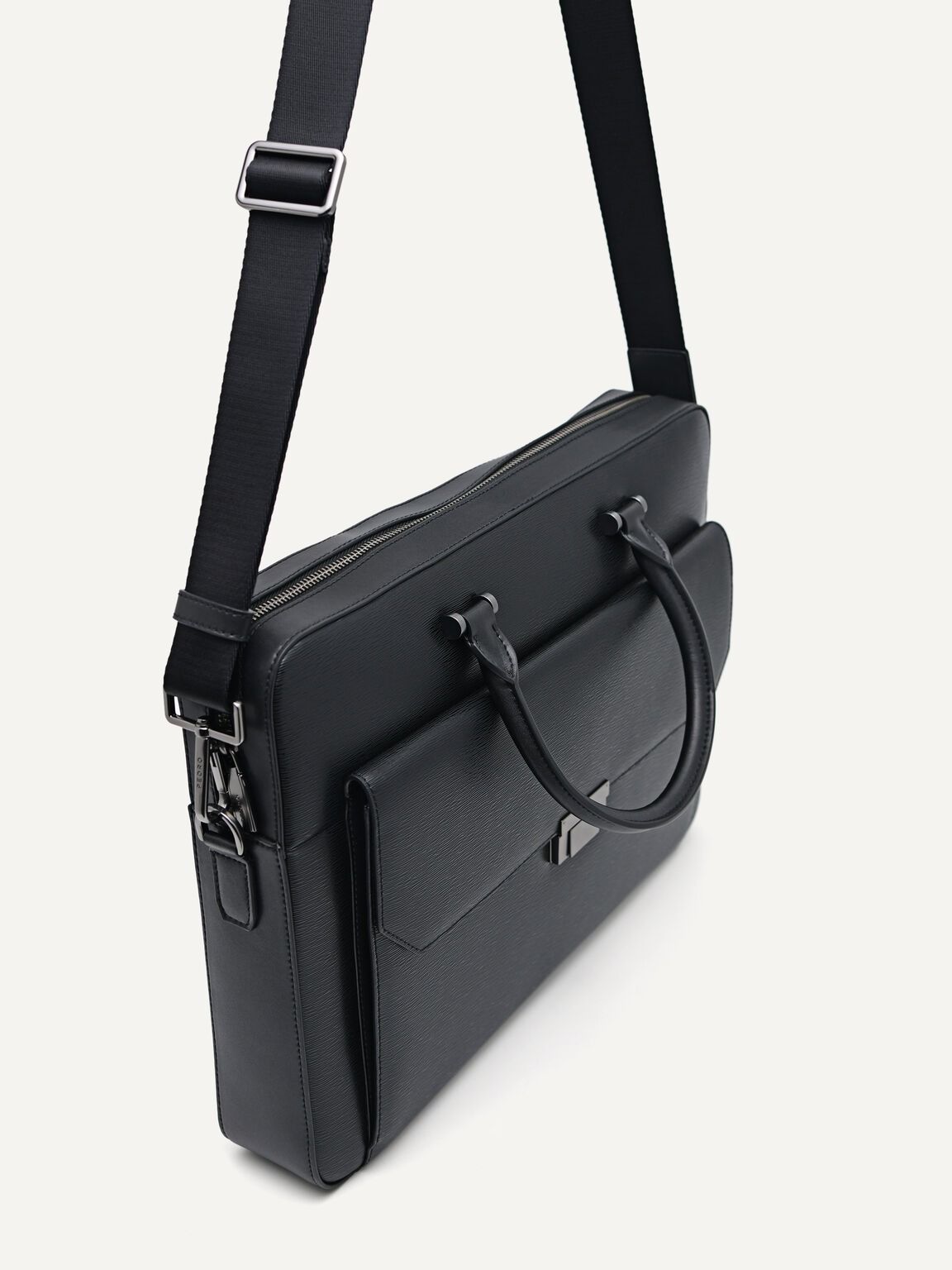 Henry crossgrain leather best sale briefcase