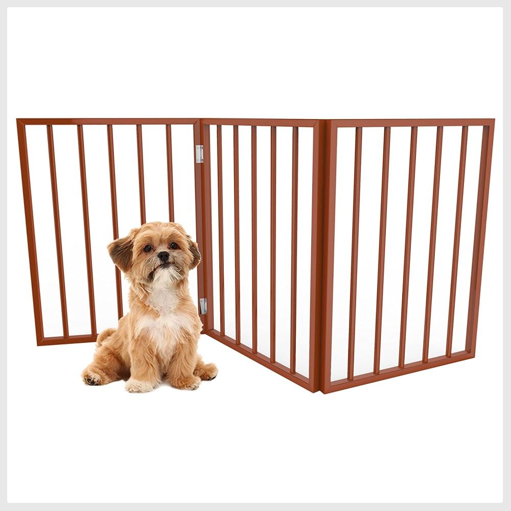 Accordion style dog top gate