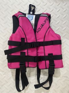Pink life vest with free Barbie floater