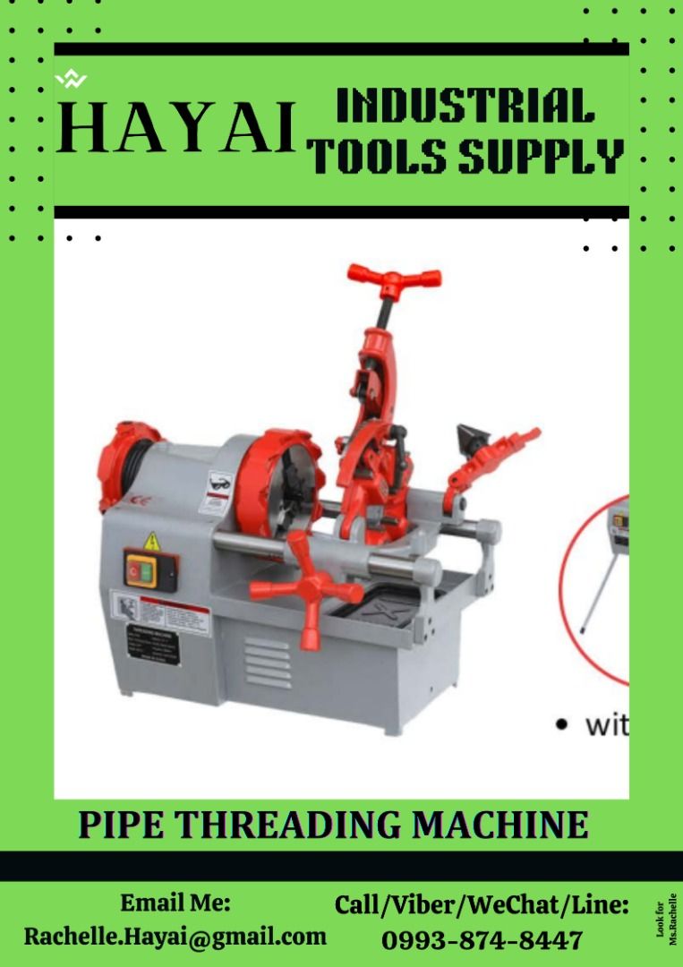 PIPE THREADING MACHINE on Carousell