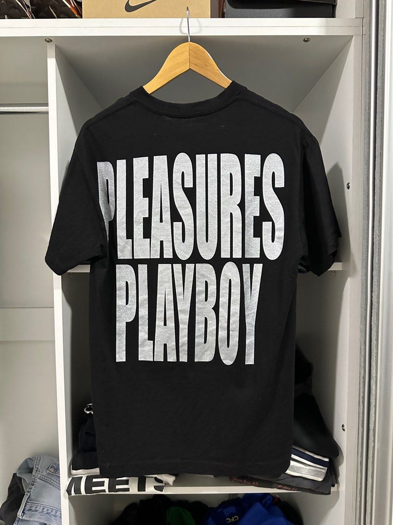 Pleasures x Playboy Allover Graphic Soccer Jersey Large