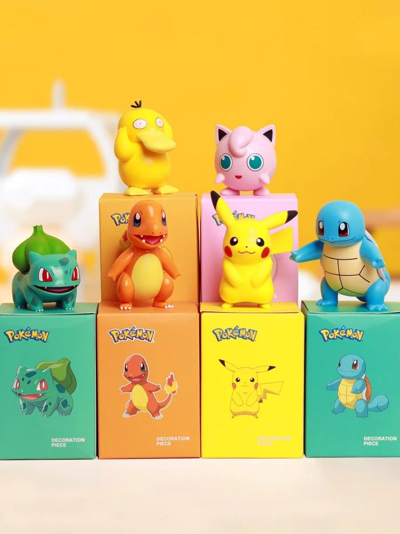 [POKEMON] POKEMON DECORATIVE PIECE SERIES FULL SET AND INDIVIDUAL ...