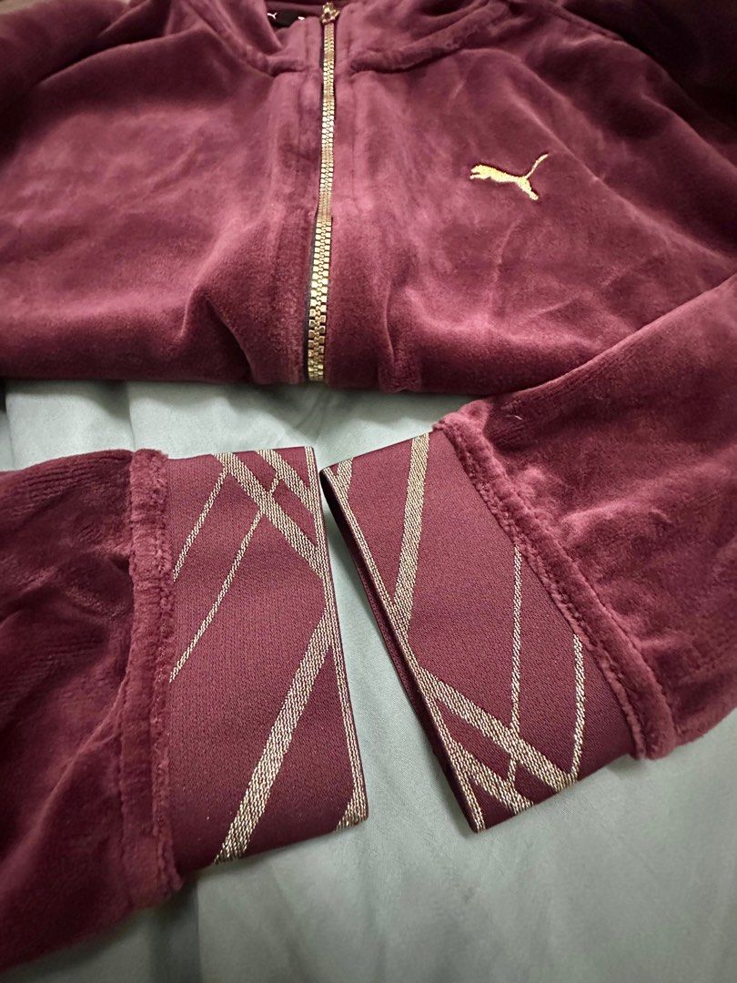 Puma velour jacket best sale