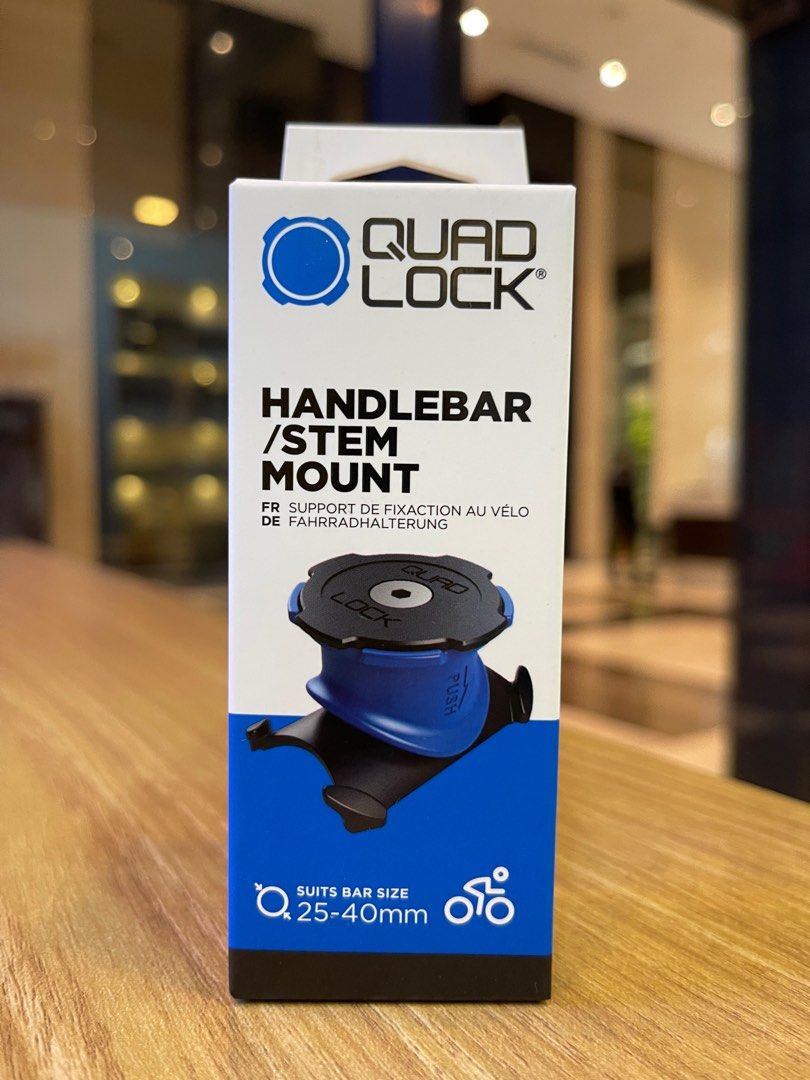 Quad Lock Cycling Handlebar/Stem Mount (Category: Bicycles) located in Pasig City. Submitted by techpartnerph (Listing ID 1242170071, Image 1). Description: Lowest in the market! Quad Lock Cycling Handlebar/Stem Mount ₱ 1,650.00 Original, Brand-new, and sealed from Australia 5 days store warranty & 1 year Manufacturer warranty You should only get from someone with a store for your assurance. See store address below. Other Quad lock accessories, m